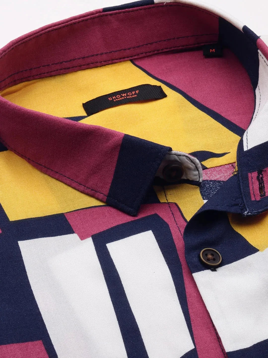 Men's Color Block Shirt - Cotton Casual Shirt | DesiQlo