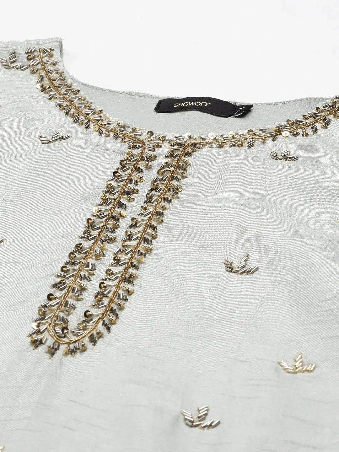 Sea Green Solid Kurta Set | Women's Designer Kurta Sets - Style 1