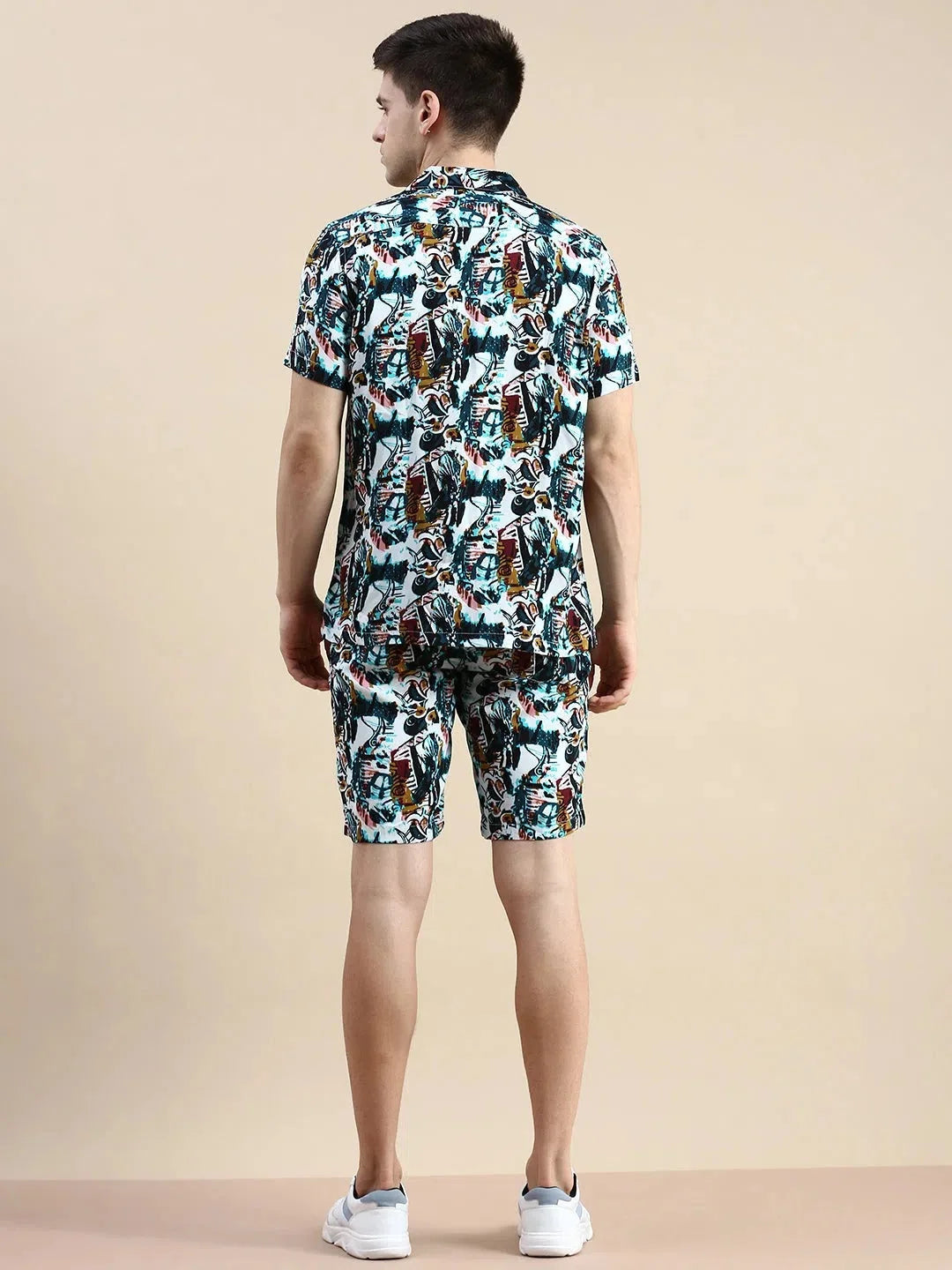 Men's Multi Printed Casual Co ord Set | Showoff Fashion