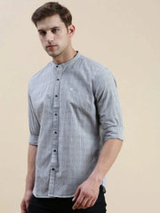 Men Multi Checked Casual Shirt-LAVINIA-0865-Multi