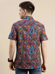 Men Multi Printed Casual Shirt-GALLERLA-1735A-Multi