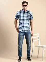 Men Multi Checked Casual Shirt-PICASSOCHECKS-5349-Multi