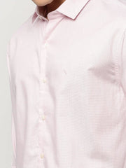 Men Pink Solid Casual Casual Shirts-IKIGAI-8821-Pink