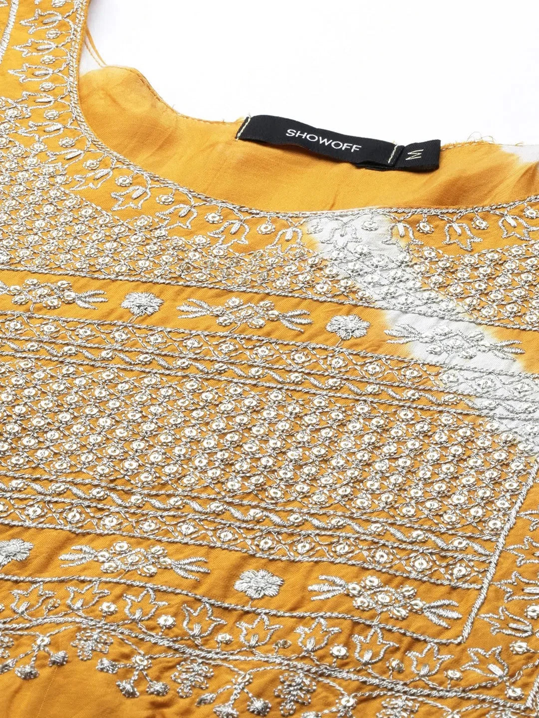 Yellow Tie Dye Women's Kurta Set | Indian Kurta Sets