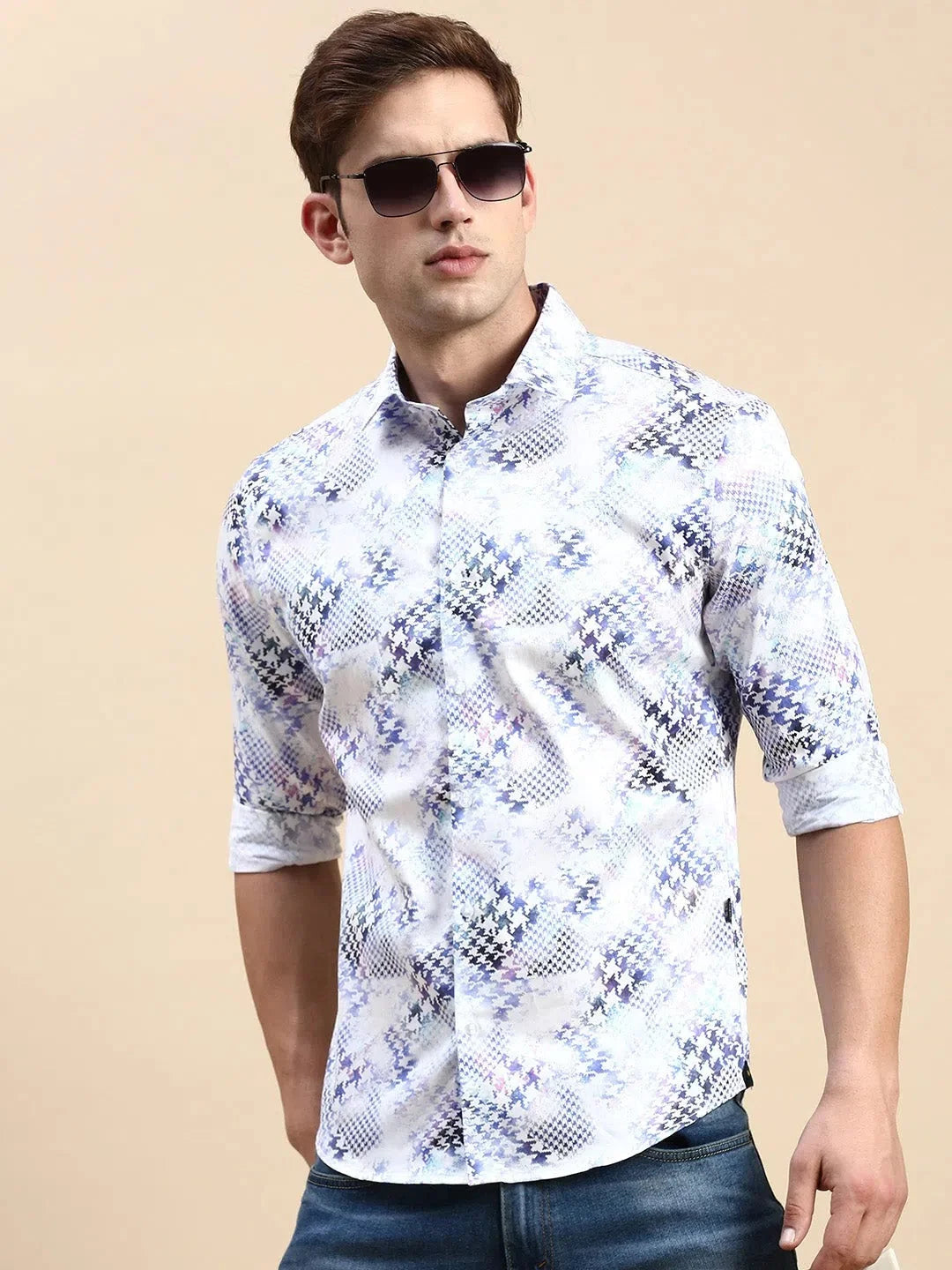 Men Multi Printed Casual Shirt-MONTREAL-0788-Multi