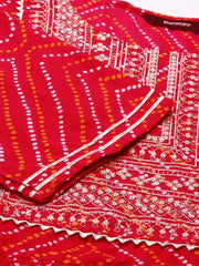 Women's Magenta Printed Kurta Set-ON-627-Magenta