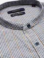 Men Multi Checked Casual Shirt-LAVINIA-0865-Multi