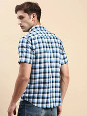 Men Multi Checked Casual Shirt-PICASSOCHECKS-5349-Multi