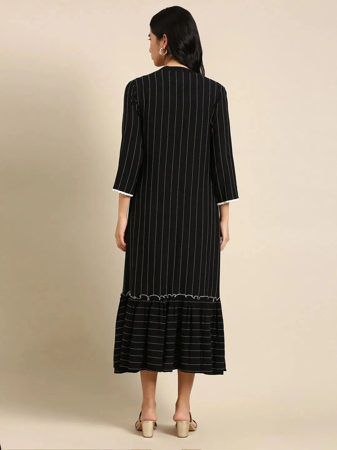 Yellow Solid Anarkali Kurti | Viscose Anarkali Kurtis for Women