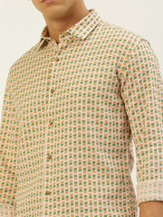 Men Multi Printed Casual Shirt-REPLAYPRINTSLINEN-3443-Multi