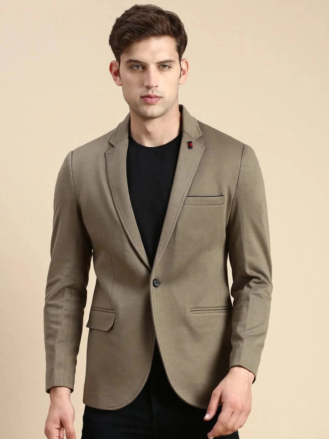 Green Solid Casual Blazer | Nehru Jackets for Weddings