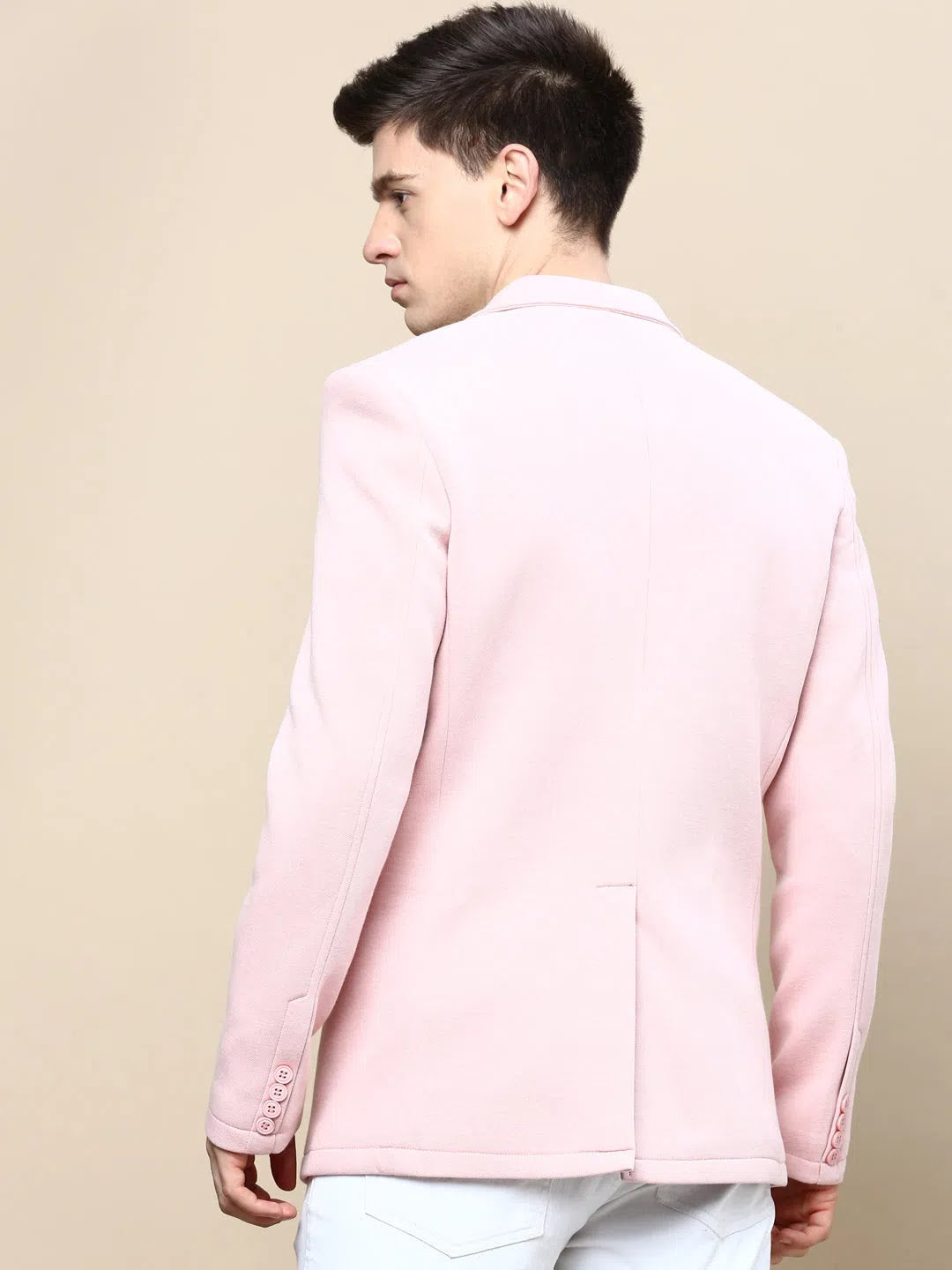 Pink Nehru Jacket for Wedding - Men's Ethnic Wear | DesiQlo
