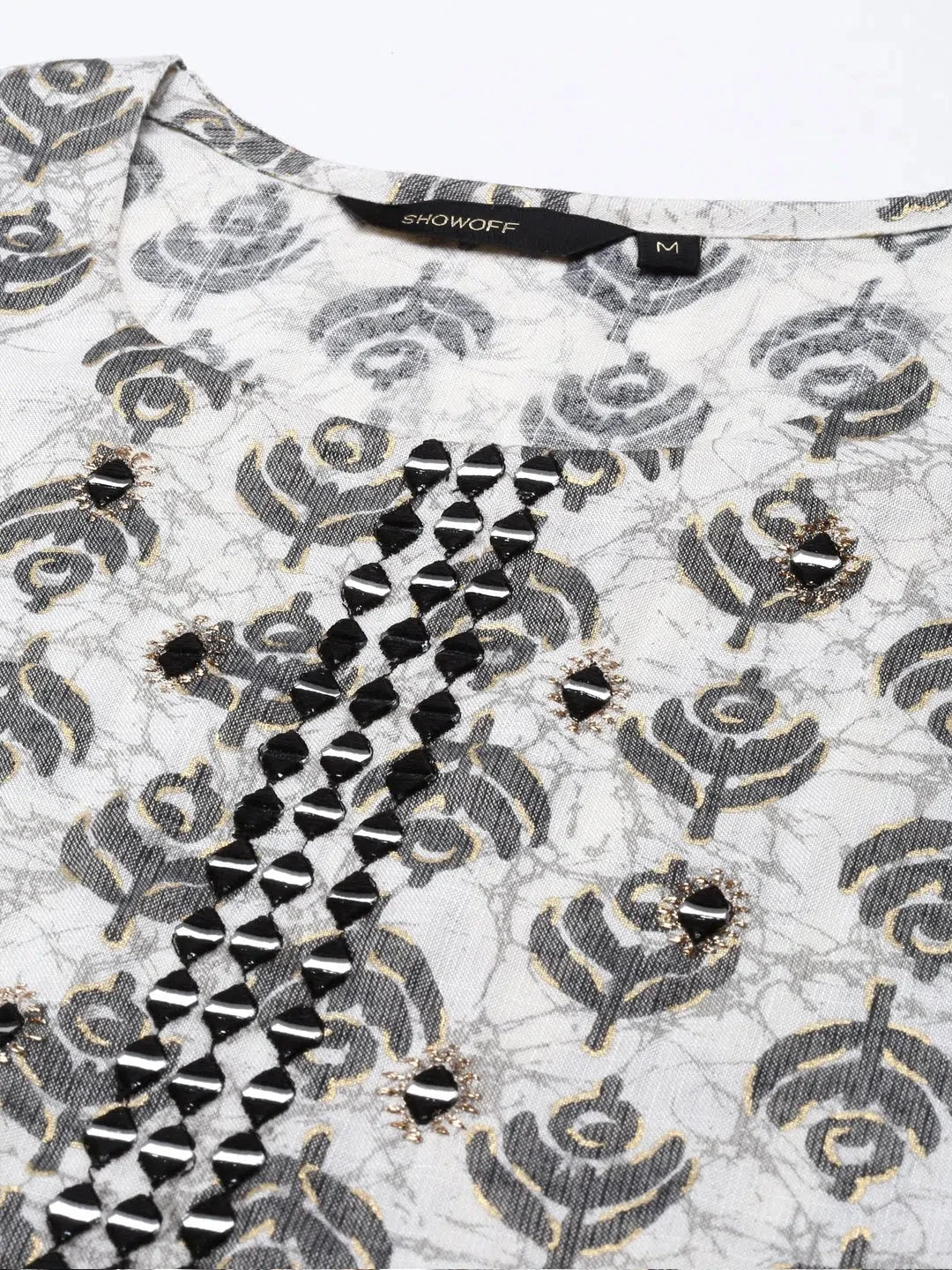 White Printed Kurta Set | Indian Kurta Sets for Women