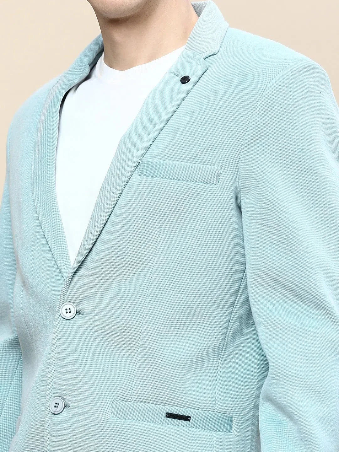 Green Solid Cotton Modi Jacket | Nehru Jacket Wedding Style
