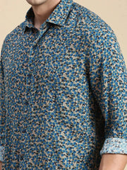 Men Multi Printed Casual Shirt-GURJANPRINT-5403-Multi