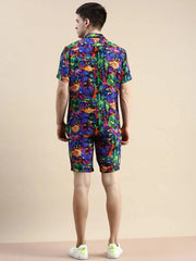 Men Multi Printed Casual Co ord Set-IRELAND-1699-Multi