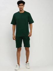 Men Green Solid Co ordSet-AR-CD-15-Green