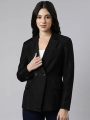 Women Black Printed Top & Palazzos Set-AE-16029-Black