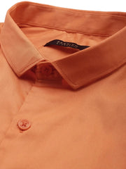 Men Orange Solid Casual Shirt-COOPERPLAINE-1626-Orange