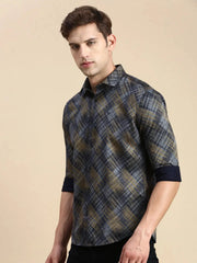 Men Multi Printed Casual Shirt-DROSHPRINT-8192-Multi