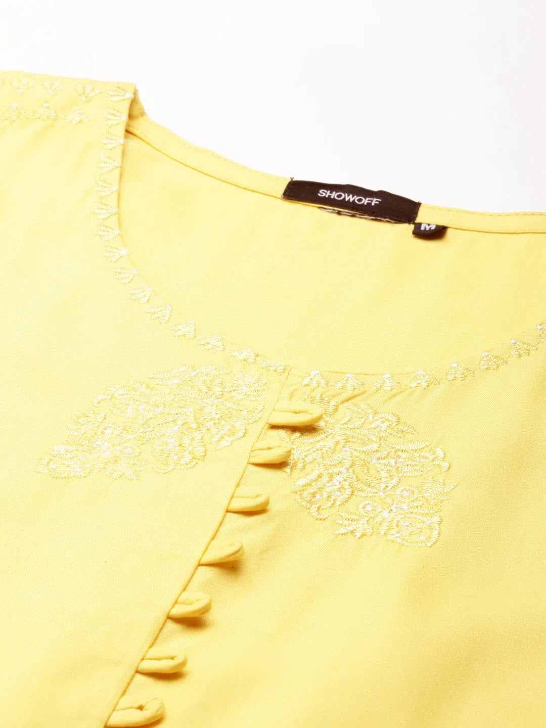 Yellow Solid Kurta - Stylish Indian Kurtis for Women Online