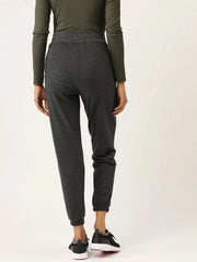 Cotton Terry Joggers in Grey