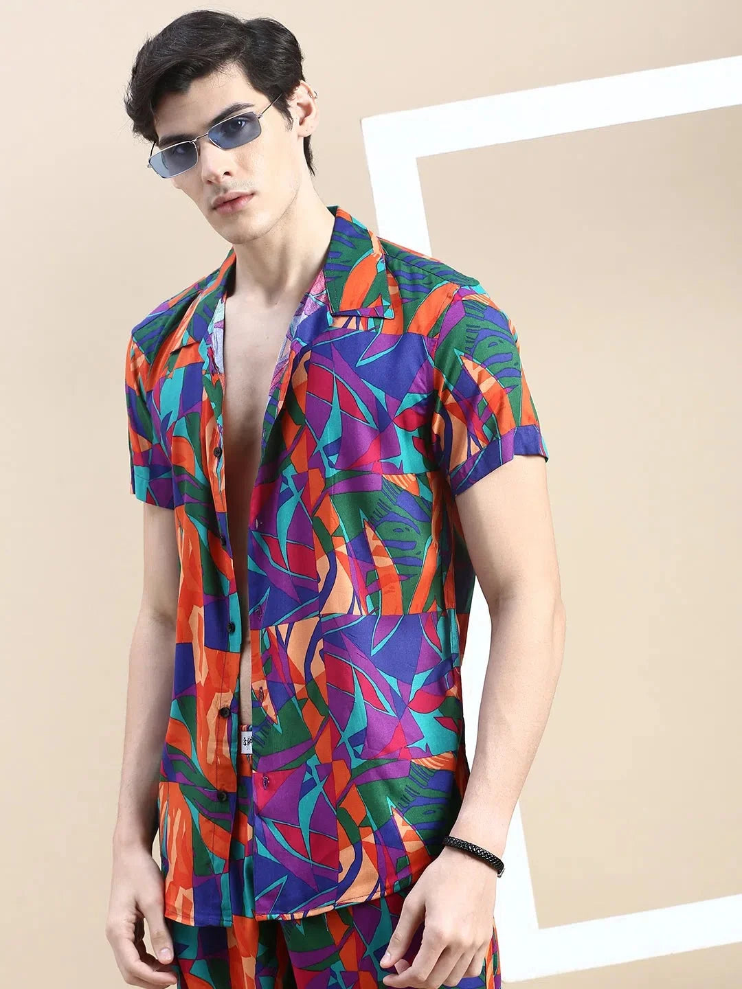 Stylish Men's Casual Co ord Set - Printed Two Piece Sets