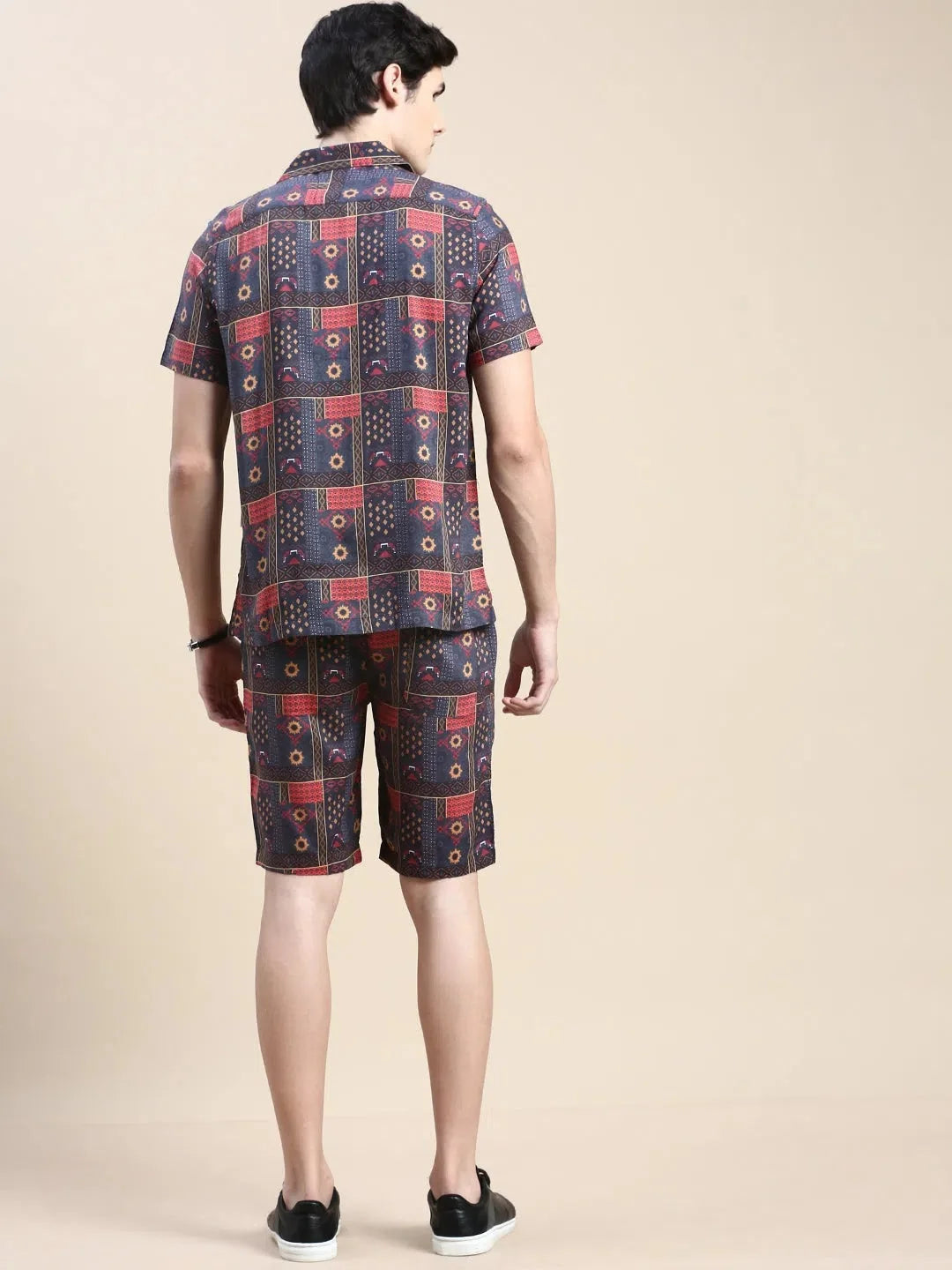 Men's Printed Co ord Set - Casual Cotton Two Piece Sets
