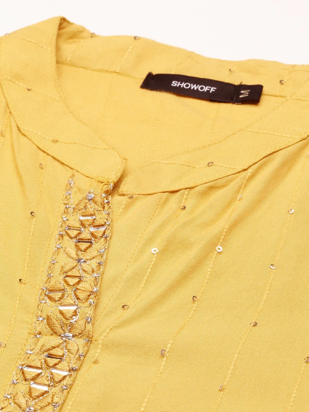 Mustard Solid Indian Kurta Ladies | Stylish Women's Kurtas
