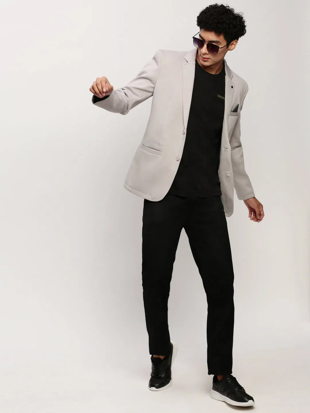 Grey Nehru Jacket - Men's Ethnic Nehru Jackets | DesiQlo