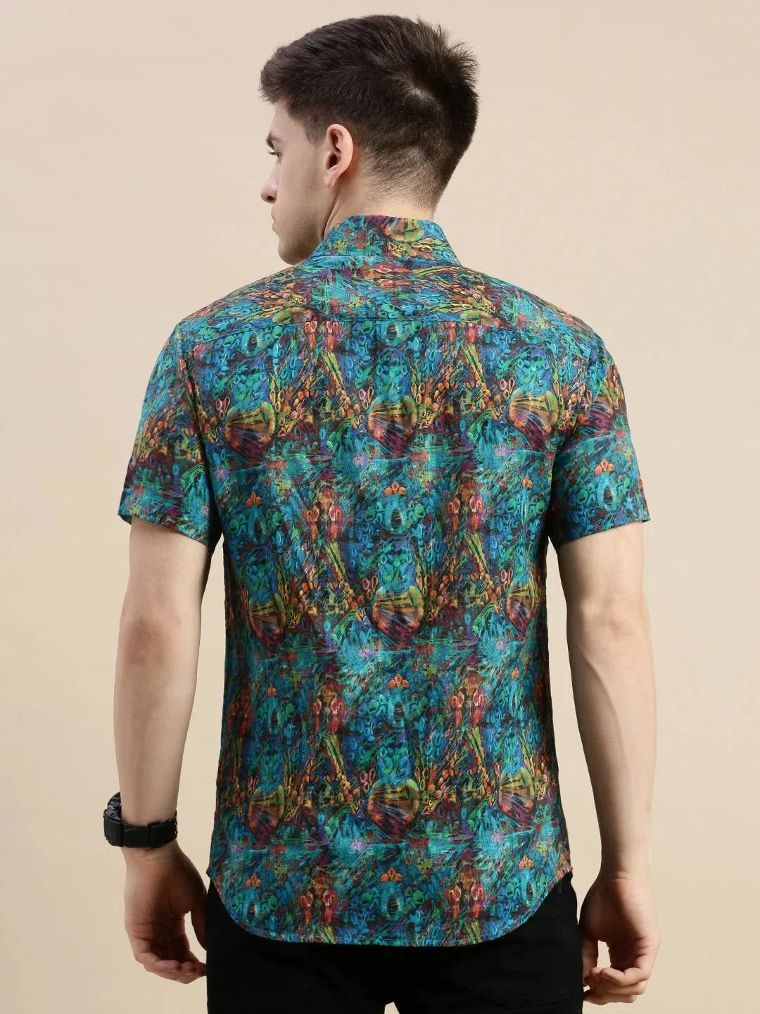 Men's Multi Graphic Shirt | Abstract Printed Shirt DesiQlo