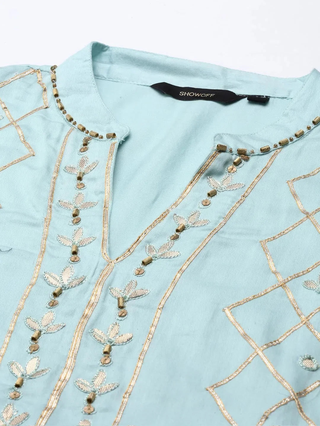 Blue Solid Kurta Set for Women | Cotton Indian Kurta Sets