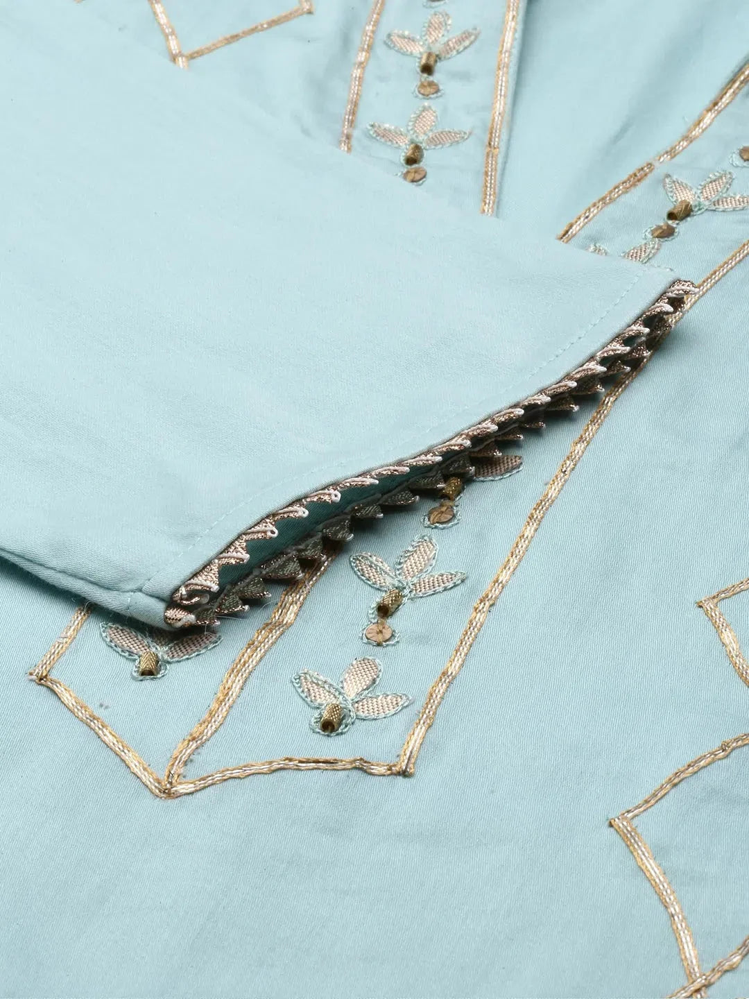 Blue Solid Kurta Set for Women | Cotton Indian Kurta Sets