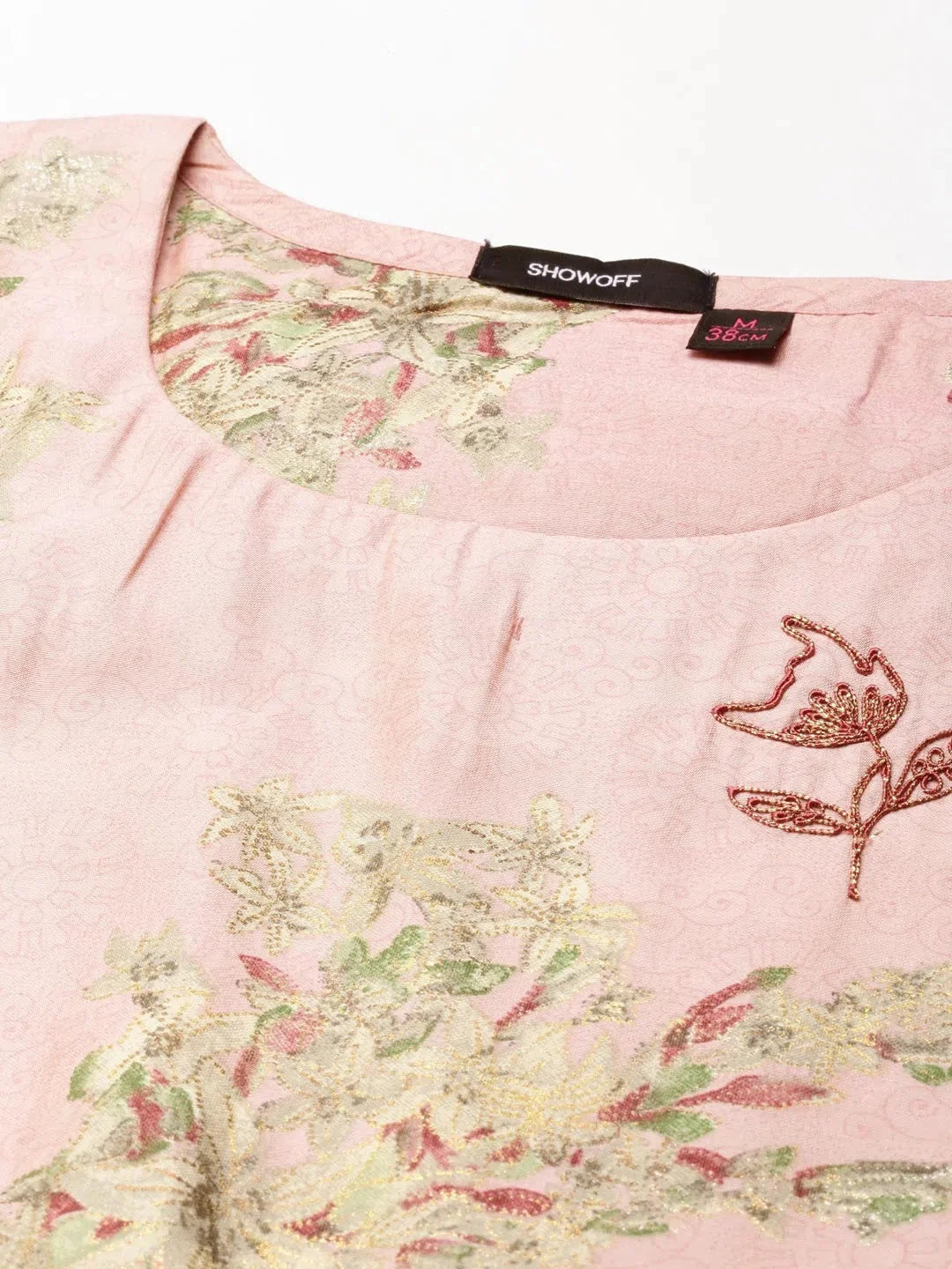 Pink Printed Kurta - Stylish Indian Kurtas for Ladies Online