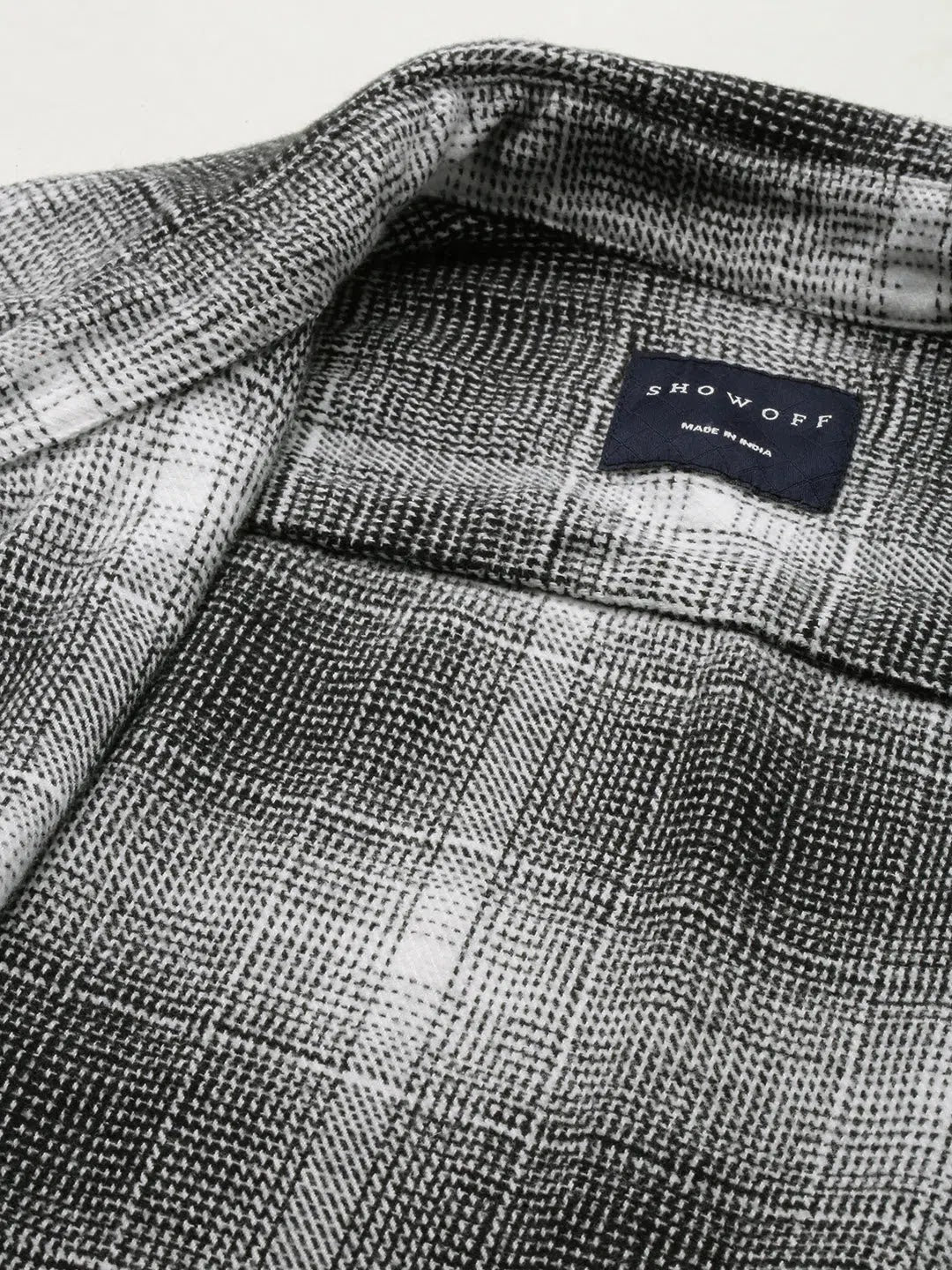 Black Checked Mens Shirt - Casual Cotton Shirts | DesiQlo