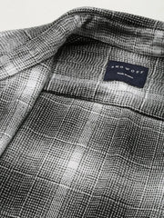Men Black Checked Casual Shirt-RUGGEDCHECKS-4169-Black
