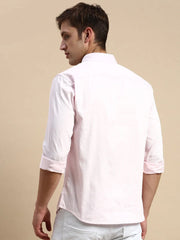 Men Pink Striped Casual Shirt-PACIFICSTRIPE-4943-Pink