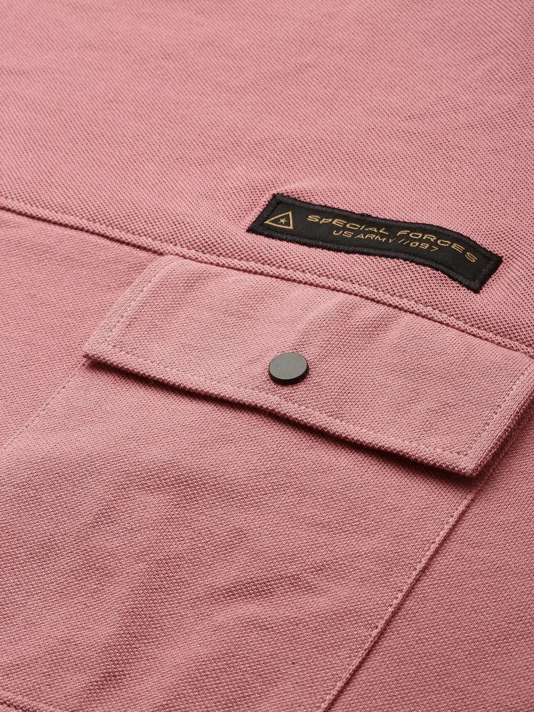 Men's Mauve Solid Casual Co ord Sets | Showoff Fashion