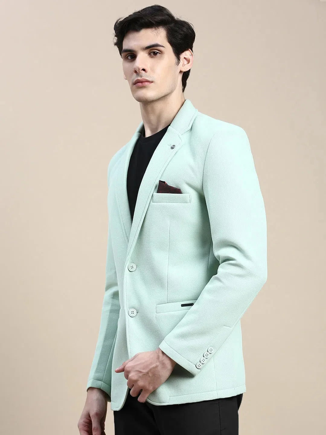 Green Cotton Nehru Jacket - Indian Nehru Jackets for Men | Des...