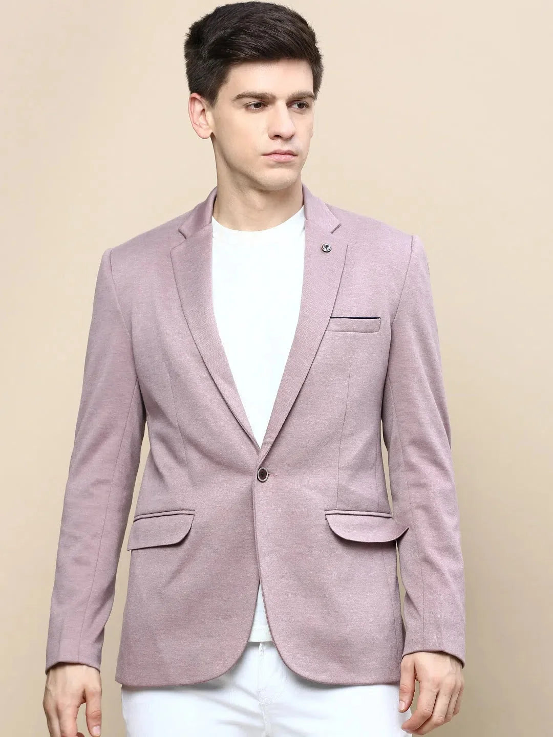 Mauve Cotton Modi Jacket | Men's Nehru Jackets Online
