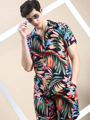 Men Multi Printed Casual Co ord Set-AM-91-8-Multi