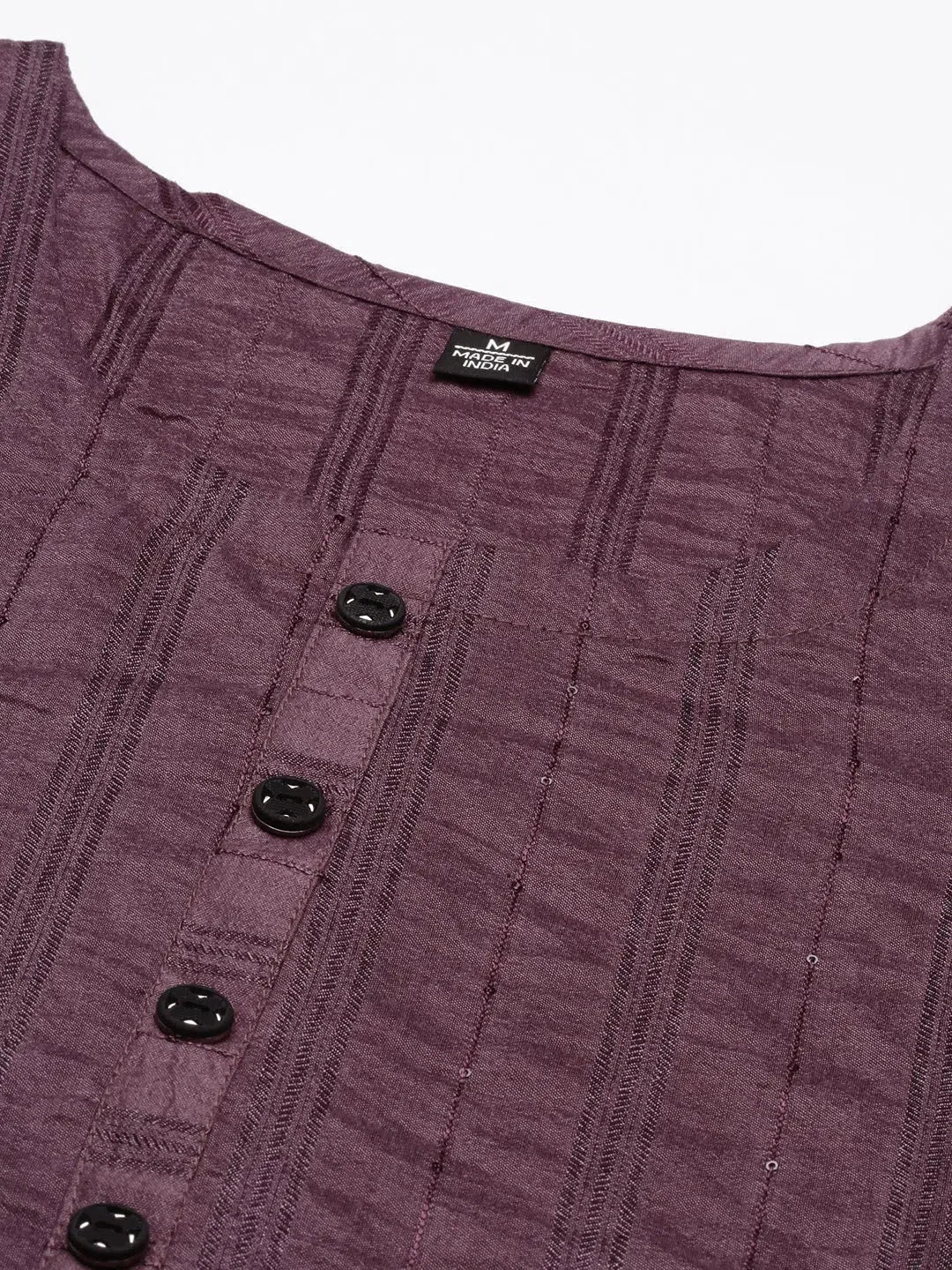 Violet Solid Kurta Set | Women's Cotton Kurta Sets Online