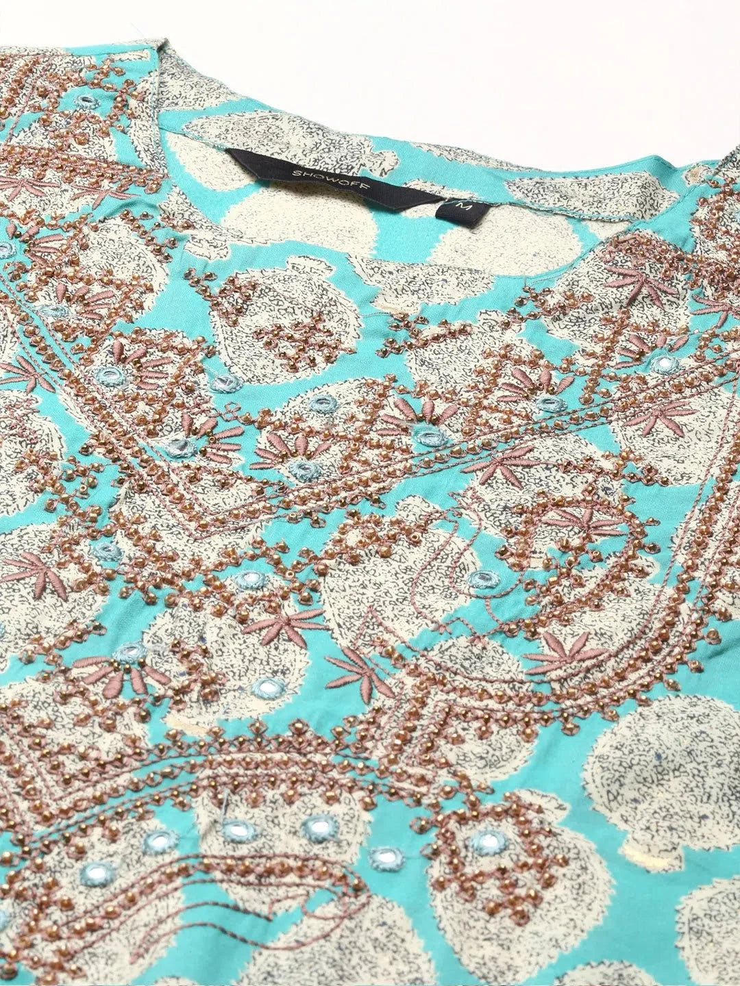 Turquoise Blue Kurta Set | Designer Indian Kurta Sets Online