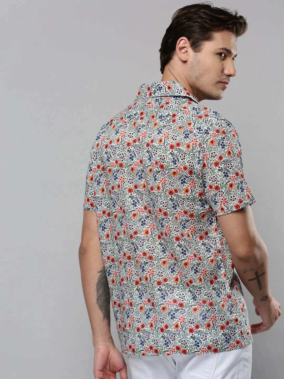 Multi Printed Mens Shirt - Viscose Beach Shirt | DesiQlo