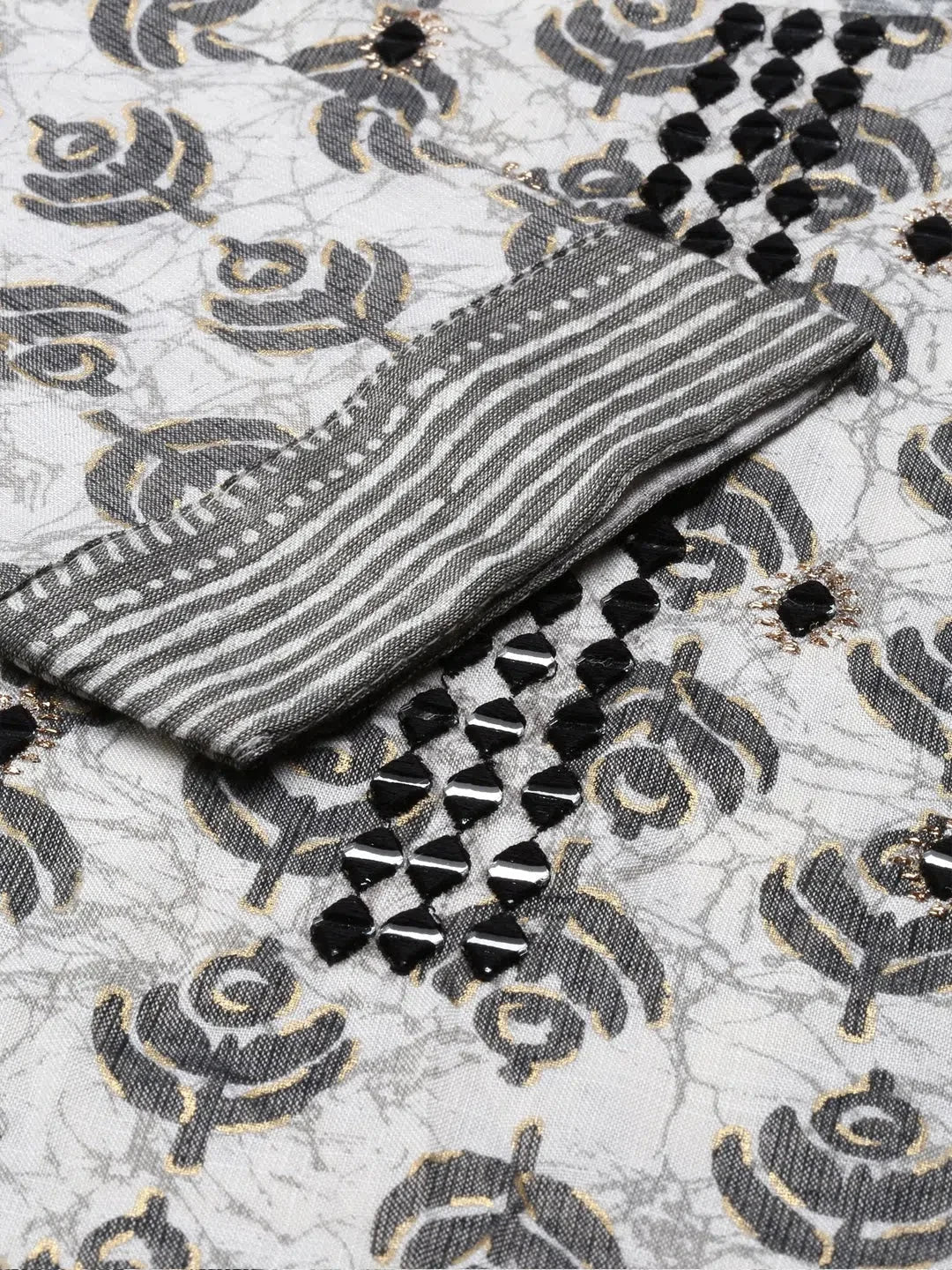 White Printed Kurta Set | Indian Kurta Sets for Women