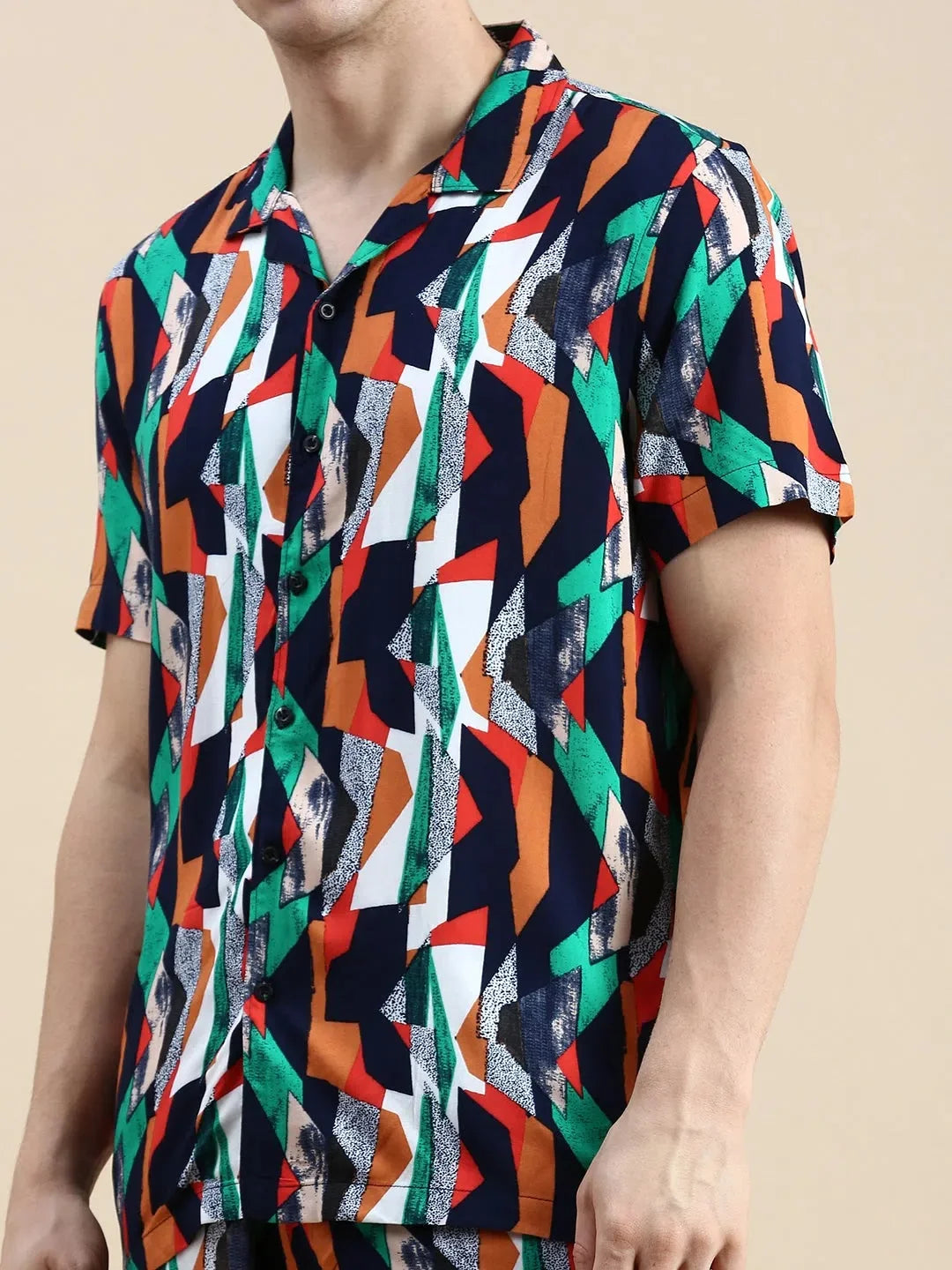 Mens Multi Printed Casual Co ord Set - Stylish Two Piece Sets