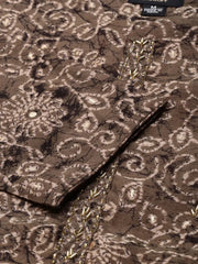 Women's Taupe Printed Kurta SetKC-945-Taupe