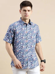 Men Multi Graphics Casual Shirt-GALAXY-1667-Multi