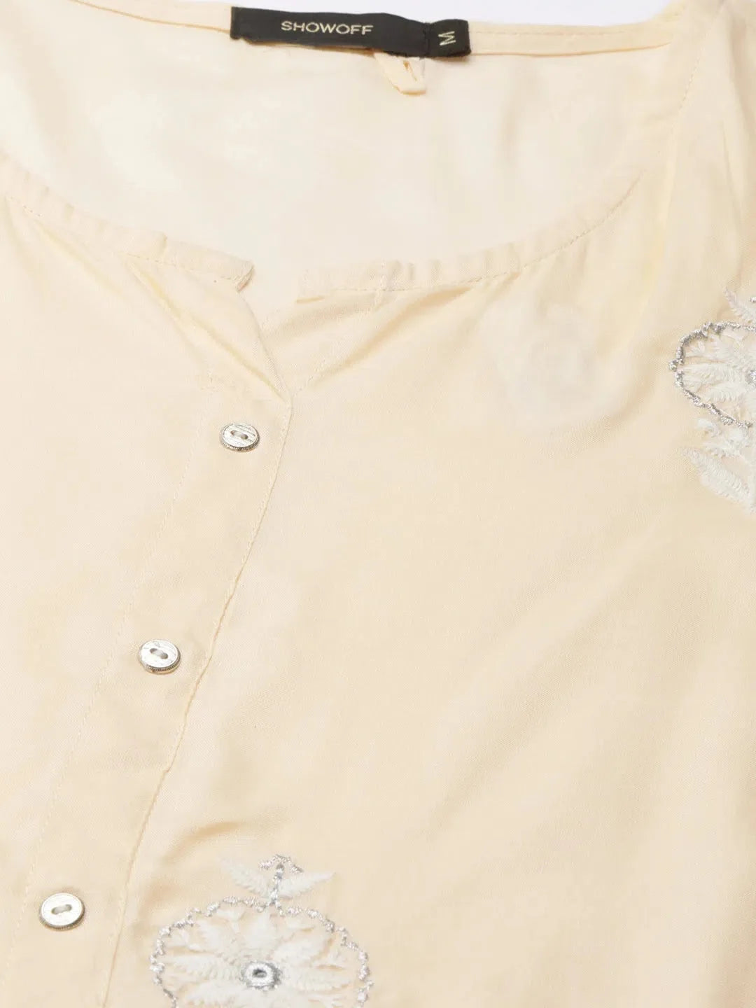 Peach Floral A-Line Kurta - Shop Stylish Indian Kurtas Online