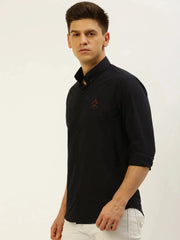 Men Navy Checked Casual Shirt-LEHARICHECKS-5333-Navyblue
